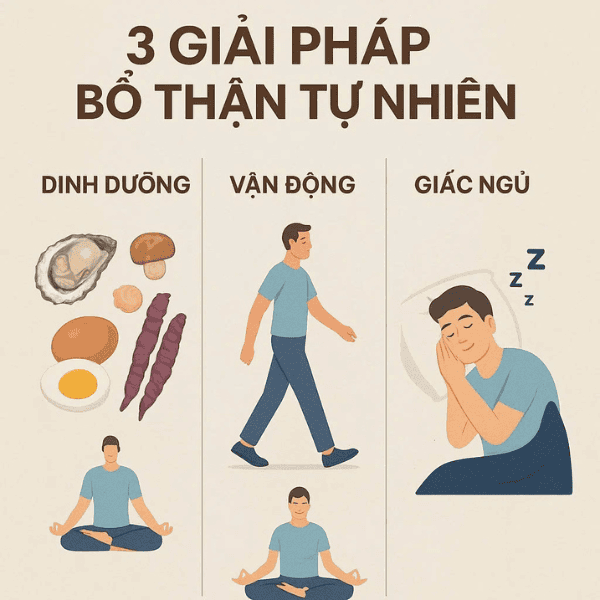 3 giải pháp bổ thận tự nhiên